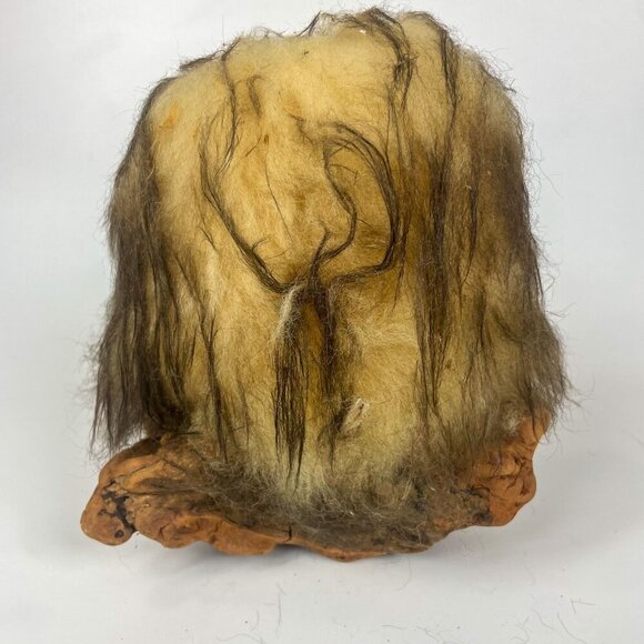 Vintage Wooly Whooos Shearling Owl Figurine By Sandy Finch - Picture 6 of 9